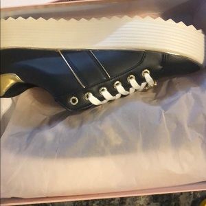 Juicy Coture Black/White Platform Sneakers